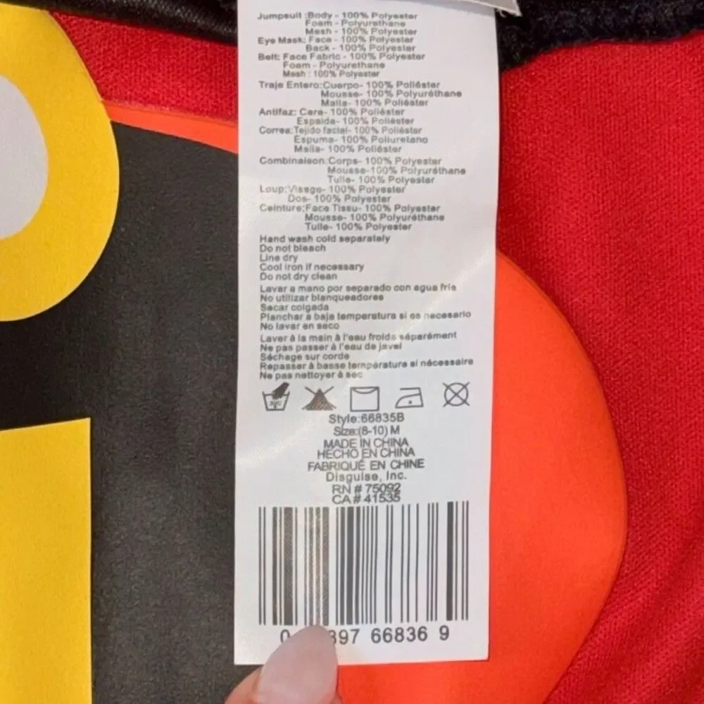 Incredibles Costume Unisex Super Hero 54" Dash Violet Mrs Incredible - Picture 11 of 12